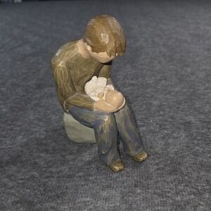 WILLOW TREE "New Dad" Father & Baby Figurine Sculpture Handpainted 2004